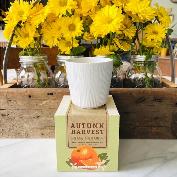 Anthropologie•NIB•Flora & Fauna•Hand-Poured Soy Wax Candle•9oz•Orange+Bergamot - Picture 10 of 16